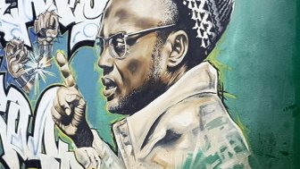 Engagements im sozialen Bereich am Beispiel Ribeira Bote - Graffiti von Amilcar Cabral