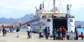 TRansportation by ferry on Cape Verde