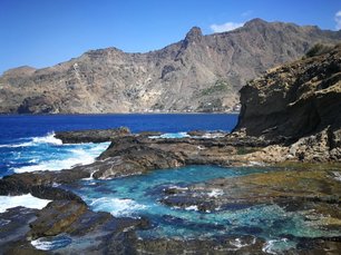 coastal scenery on Brava