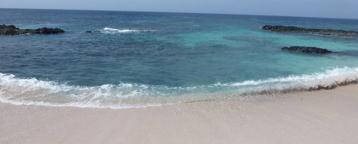 einsamer Strand auf santa Luzia